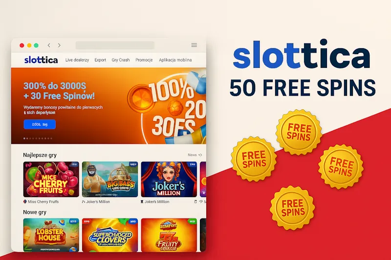 Slottica bonus za rejestrację